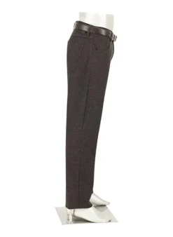 ALBERTO Hose Stone, Modern Fit, Baumwoll-Stretch, anthra-schoko^ Hosen