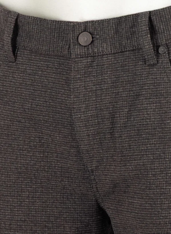 ALBERTO Hose Stone, Modern Fit, Baumwoll-Stretch, anthra-schoko^ Hosen