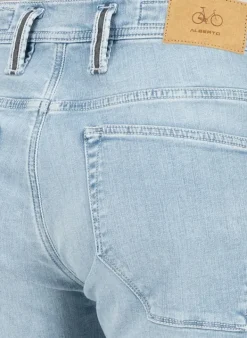 ALBERTO Jeans Bike, Regular Fit, Baumwolle T400®, hellblau^ Bike|Jeans