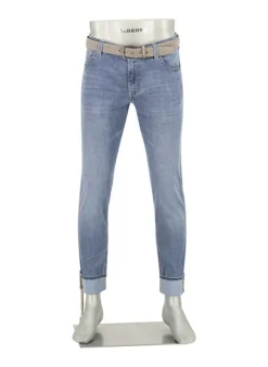 ALBERTO Jeans BikeSpeed, Slim Fit, Baumwoll-Stretch Coolmax®, hellblau^ Bike|Jeans