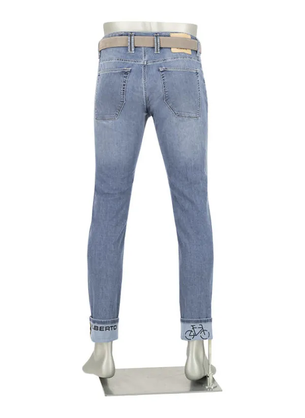 ALBERTO Jeans BikeSpeed, Slim Fit, Baumwoll-Stretch Coolmax®, hellblau^ Bike|Jeans