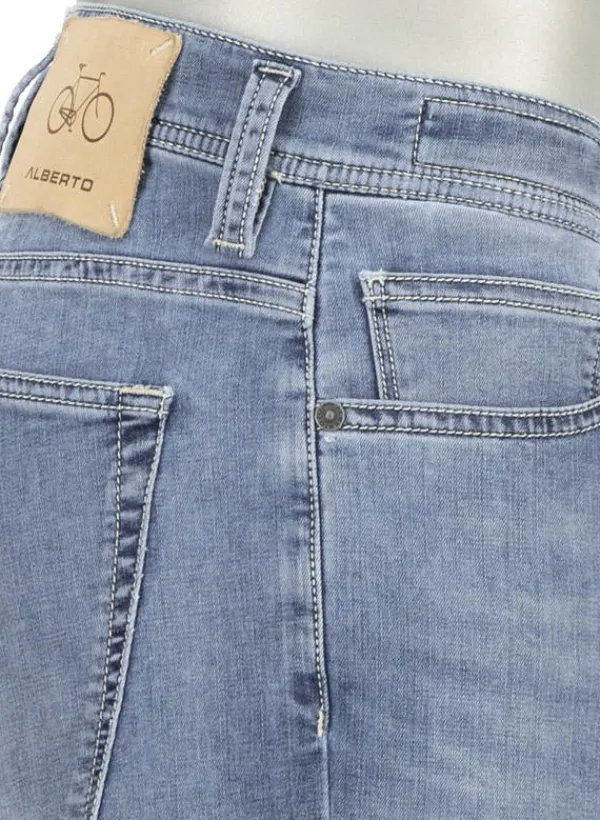 ALBERTO Jeans BikeSpeed, Slim Fit, Baumwoll-Stretch Coolmax®, hellblau^ Bike|Jeans
