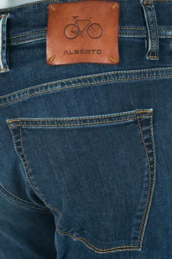 ALBERTO Jeans BikeSpeed, Slim Fit, Baumwoll-Stretch Coolmax®, mittelblau^ Bike|Jeans