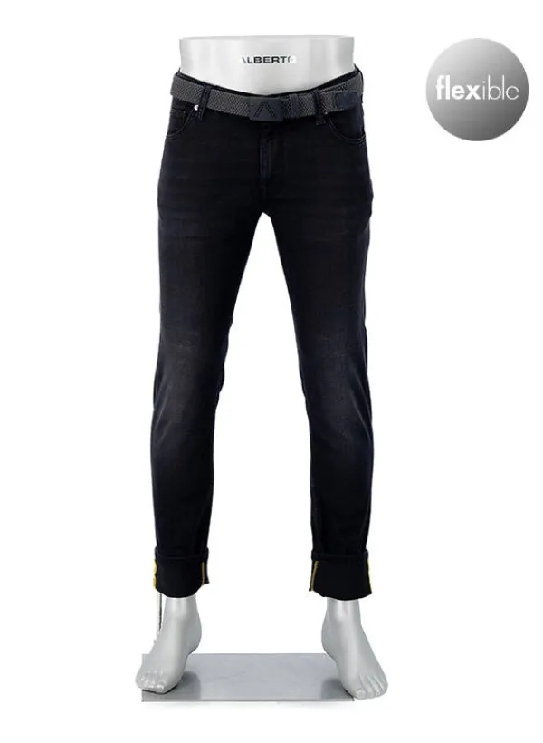 ALBERTO Jeans BikeSpeed, Slim Fit, Baumwoll-Stretch Coolmax®, anthrazit^ Jeans|Bike