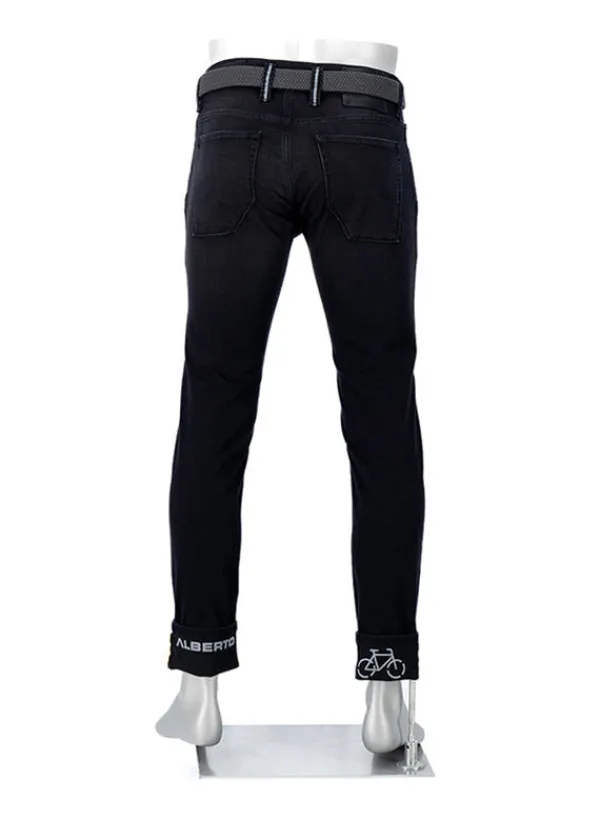 ALBERTO Jeans BikeSpeed, Slim Fit, Baumwoll-Stretch Coolmax®, anthrazit^ Jeans|Bike
