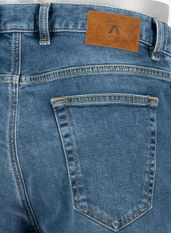 ALBERTO Jeans Jive, Wide Fit, Baumwolle T400®, jeansblau^ Jeans