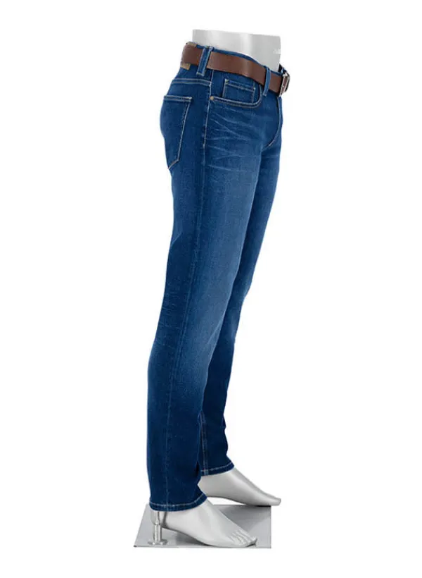 ALBERTO Jeans Pipe, Regular Fit, Baumwolle T400®, dunkelblau^ Jeans
