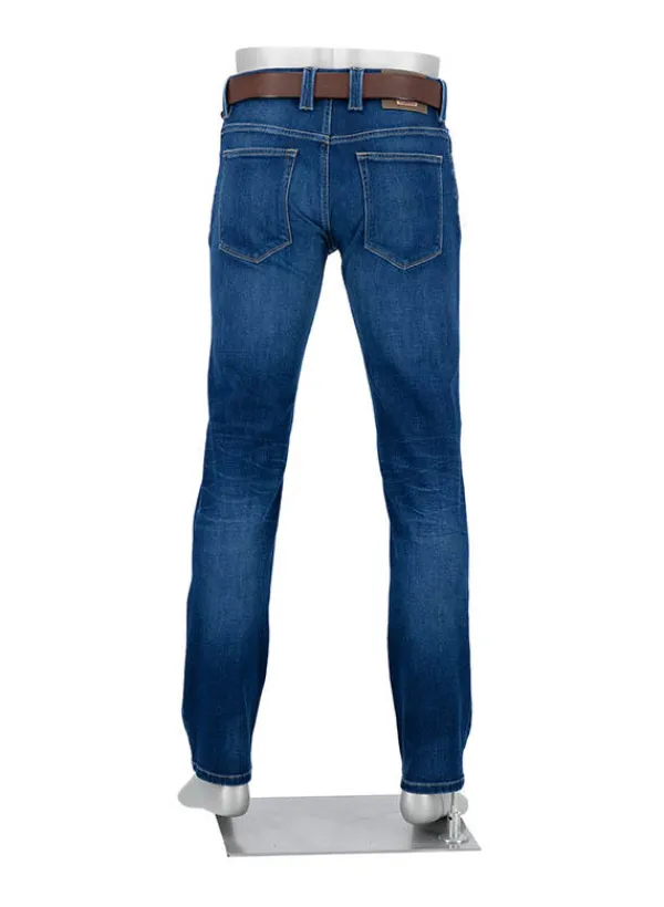 ALBERTO Jeans Pipe, Regular Fit, Baumwolle T400®, dunkelblau^ Jeans