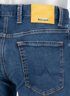 ALBERTO Jeans Pipe, Regular Fit, Baumwolle T400®, mittelblau^ Jeans|Premium Business Jeans
