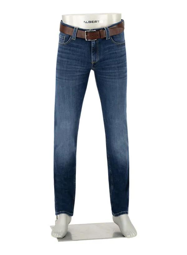 ALBERTO Jeans Pipe, Regular Fit, Baumwolle T400®, blau^ Jeans|Premium Business Jeans