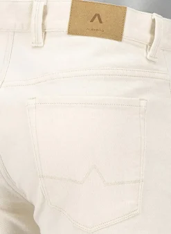 ALBERTO Jeans Pipe, Regular Fit, Baumwoll-Stretch, creme^ Jeans