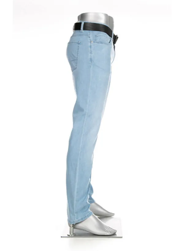 ALBERTO Jeans Pipe, Regular Fit, Baumwolle-Tencel™, hellblau^ Jeans
