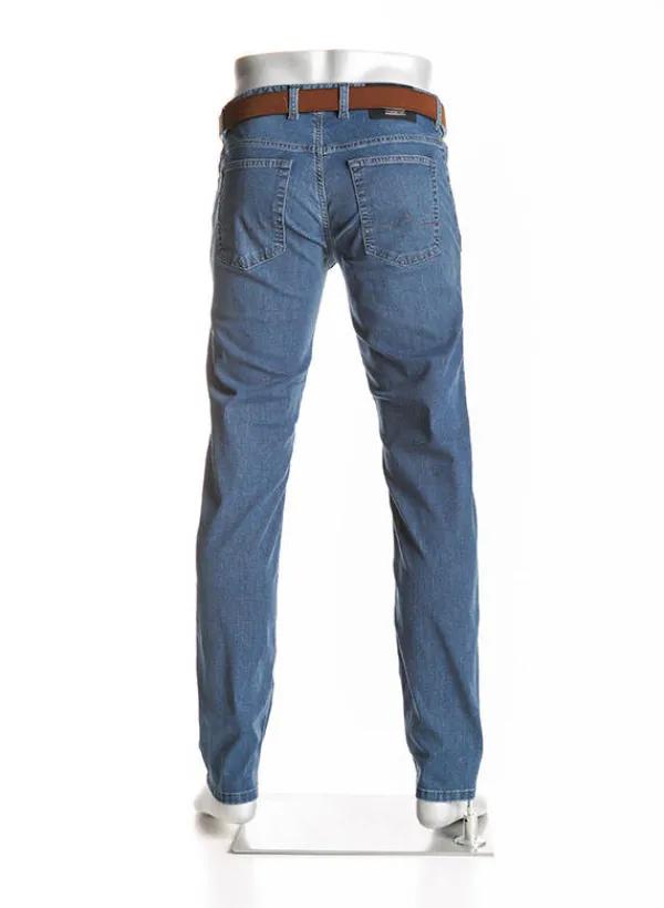 ALBERTO Jeans Pipe, Regular Fit, Baumwoll-Stretch COOLMAX®, dunkelblau^ Jeans|Premium Business Jeans