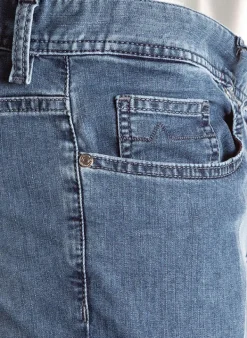 ALBERTO Jeans Pipe, Regular Fit, Baumwoll-Stretch COOLMAX®, dunkelblau^ Jeans|Premium Business Jeans