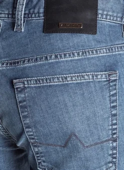 ALBERTO Jeans Pipe, Regular Fit, Baumwoll-Stretch COOLMAX®, dunkelblau^ Jeans|Premium Business Jeans