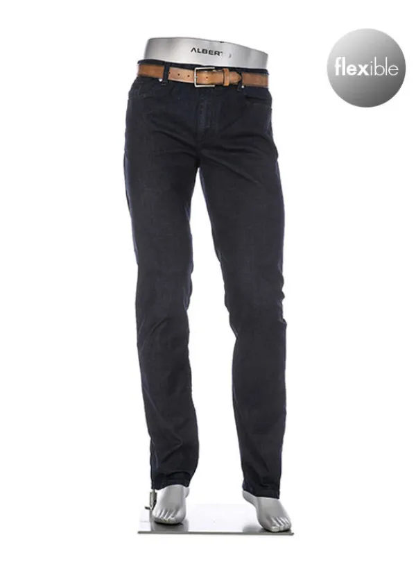 ALBERTO Jeans Pipe, Regular Fit, Baumwoll-Stretch COOLMAX®, dunkelblau^ Jeans|Premium Business Jeans