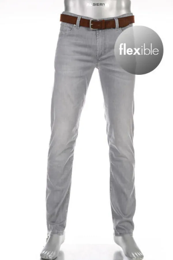 ALBERTO Jeans Pipe, Regular Fit, Baumwolle-Tencel™, grau^ Jeans