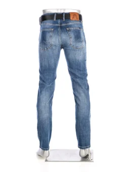 ALBERTO Jeans Pipe, Regular Fit, Baumwoll-Stretch 11oz, blau^ Jeans
