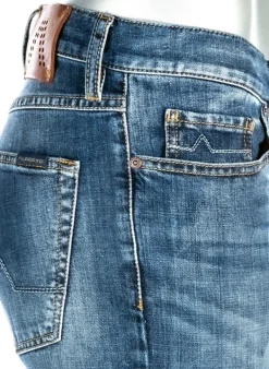 ALBERTO Jeans Pipe, Regular Fit, Baumwoll-Stretch 11oz, blau^ Jeans