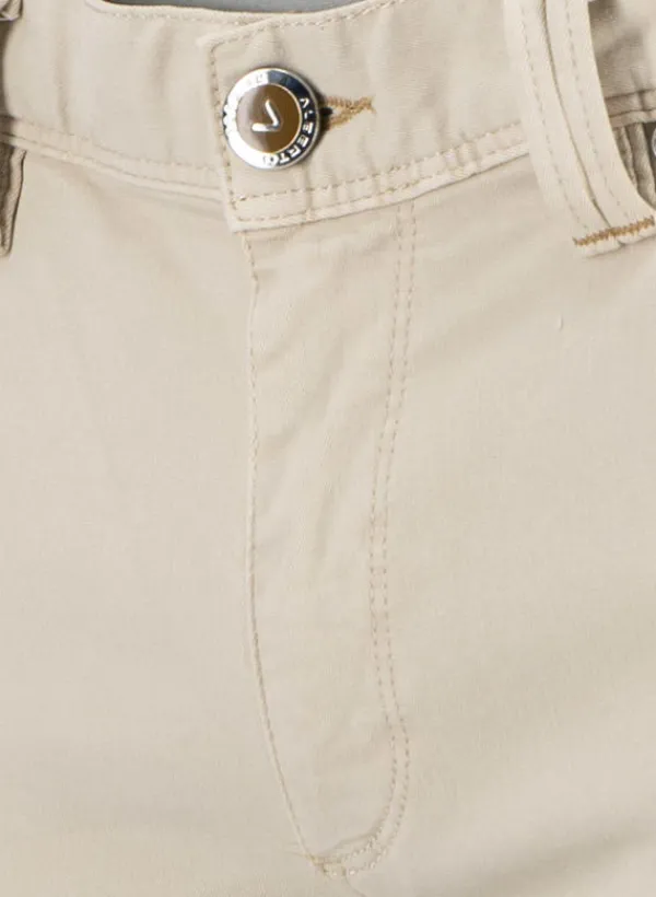 ALBERTO Jeans Pipe, Regular Fit, Baumwolle T400®, hellbeige^ Jeans