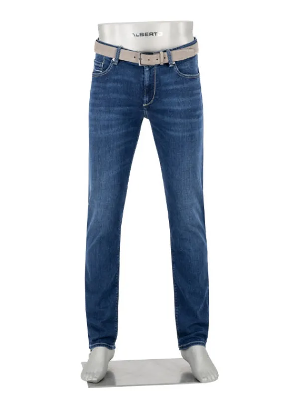 ALBERTO Jeans Pipe, Regular Fit, Baumwolle T400®, blau^ Jeans|Premium Business Jeans