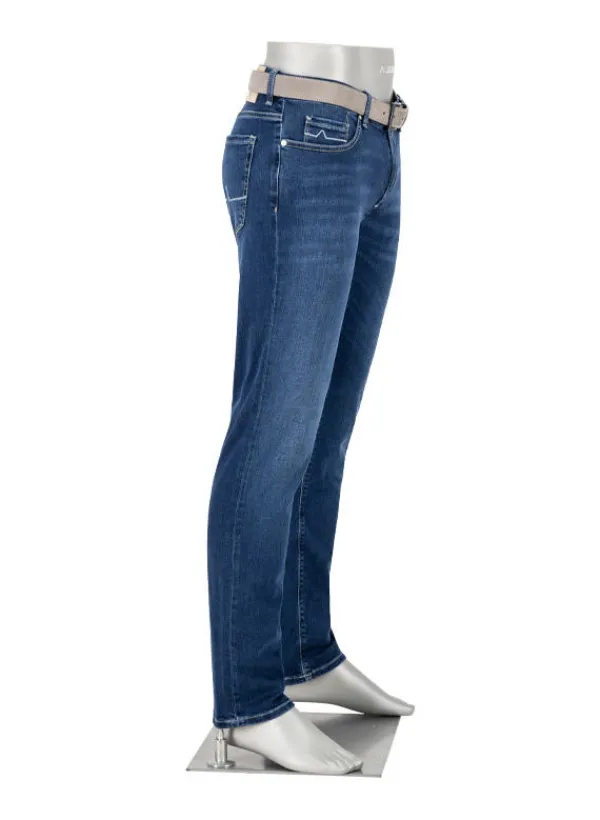 ALBERTO Jeans Pipe, Regular Fit, Baumwolle T400®, blau^ Jeans|Premium Business Jeans