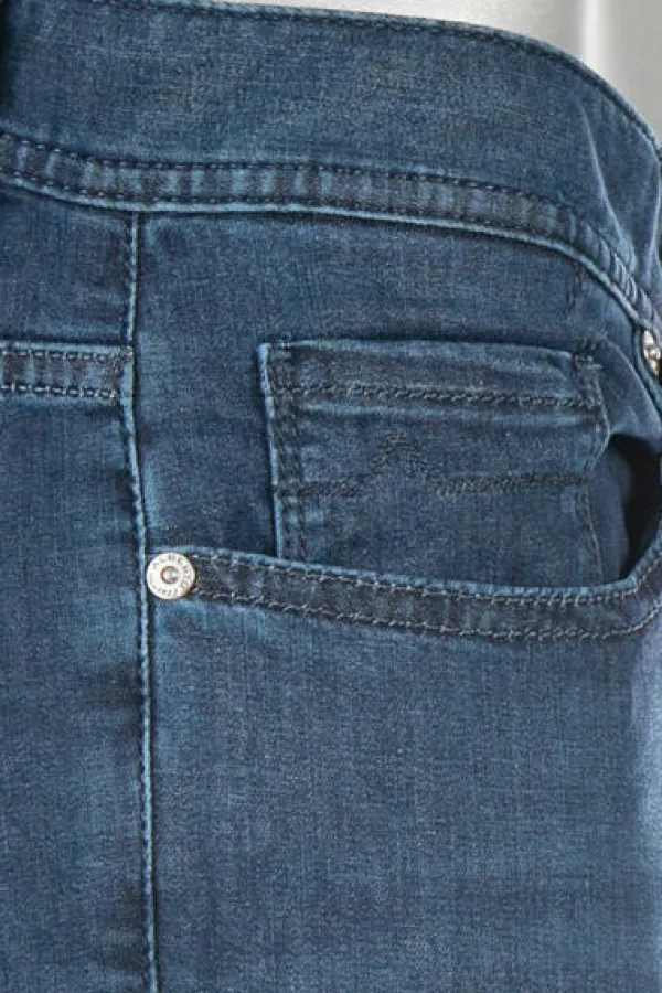 ALBERTO Jeans Pipe, Regular Fit, Baumwolle-Tencel™, dunkelblau^ Jeans