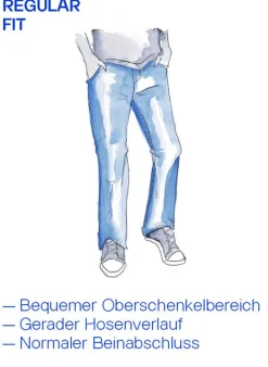 ALBERTO Jeans Pipe, Regular Fit, Baumwolle T400®, dunkelblau^ Jeans|Premium Business Jeans