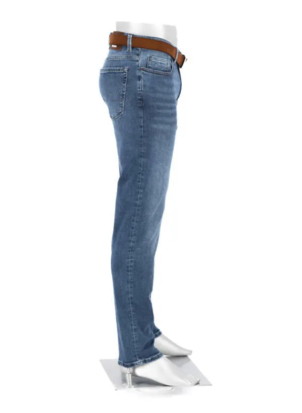 ALBERTO Jeans Pipe, Regular Fit, Baumwolle T400®, dunkelblau^ Jeans|Premium Business Jeans