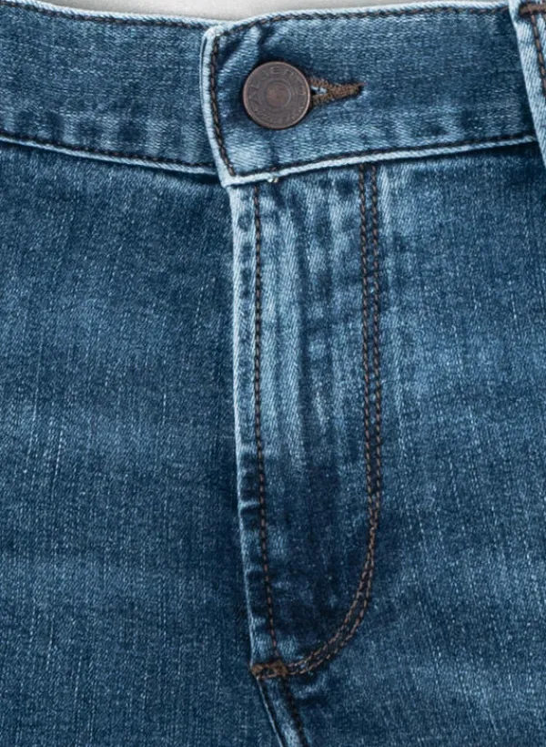 ALBERTO Jeans Pipe, Regular Fit, Baumwolle T400®, dunkelblau^ Jeans|Premium Business Jeans