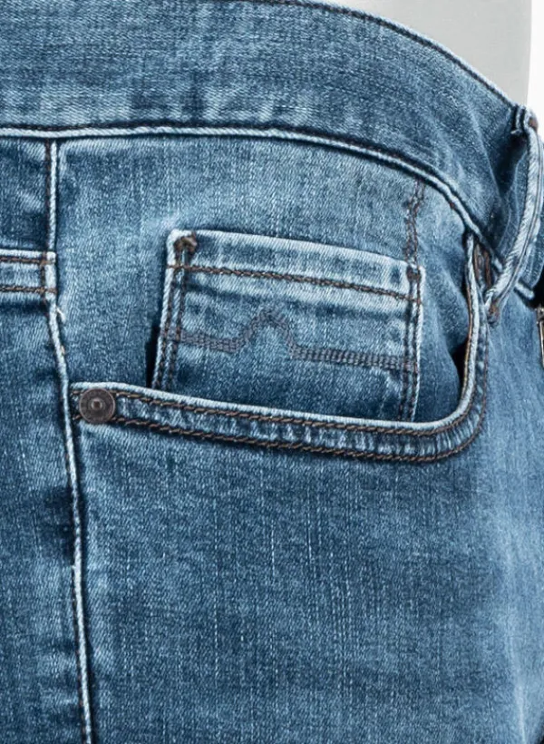 ALBERTO Jeans Pipe, Regular Fit, Baumwolle T400®, dunkelblau^ Jeans|Premium Business Jeans