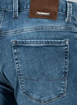 ALBERTO Jeans Pipe, Regular Fit, Baumwolle T400®, dunkelblau^ Jeans|Premium Business Jeans