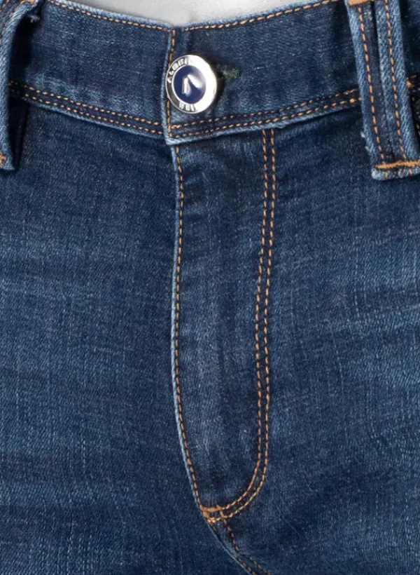 ALBERTO Jeans Pipe, Regular Fit, Bio Baumwolle T400®, dunkelblau^ Jeans