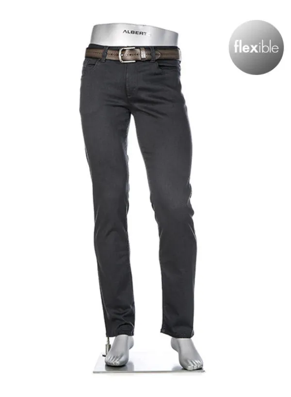 ALBERTO Jeans Pipe, Regular Slim Fit, Baumwolle T400®, anthrazit^ Jeans|Premium Business Jeans