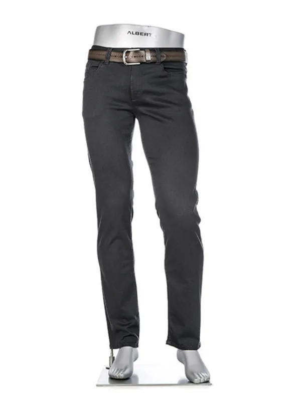 ALBERTO Jeans Pipe, Regular Slim Fit, Baumwolle T400®, anthrazit^ Jeans|Premium Business Jeans
