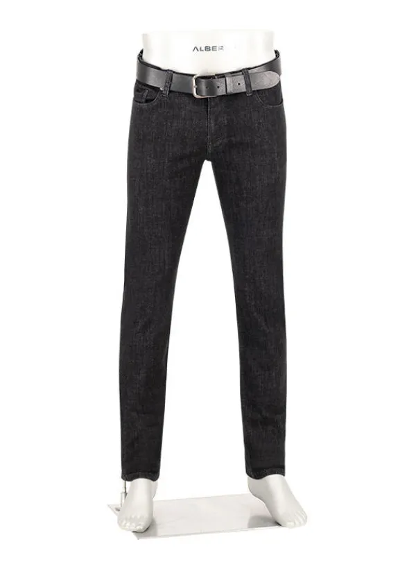 ALBERTO Jeans Pipe, Slim Fit, Baumwolle T400®, schwarz^ Jeans|Premium Business Jeans