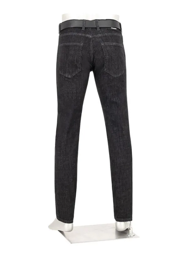 ALBERTO Jeans Pipe, Slim Fit, Baumwolle T400®, schwarz^ Jeans|Premium Business Jeans