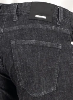 ALBERTO Jeans Pipe, Slim Fit, Baumwolle T400®, schwarz^ Jeans|Premium Business Jeans