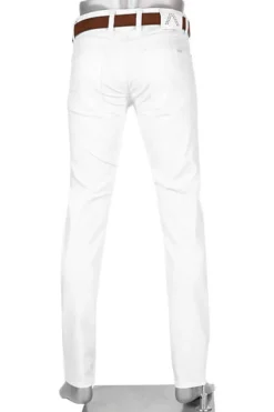 ALBERTO Jeans, Regular Fit, Baumwolle T400, weiß^ Alles Weiss|Jeans