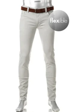 ALBERTO Jeans Robin, Slim Fit, Baumwolle T400®, steingrau^ Jeans|Premium Business Jeans
