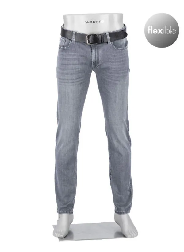 ALBERTO Jeans, Slim Fit, Baumwolle T400®, grau^ Jeans