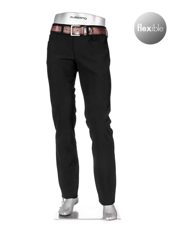 ALBERTO Jeans Slim, Slim Fit, Baumwolle T400®, schwarz^ Jeans