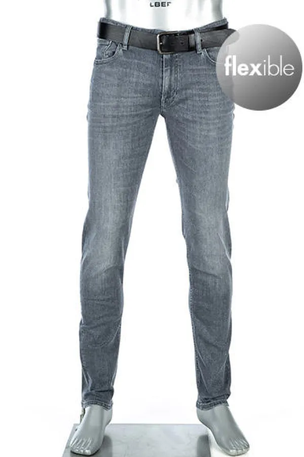 ALBERTO Jeans Slim, Slim Fit, Baumwolle T400®, grau^ Jeans