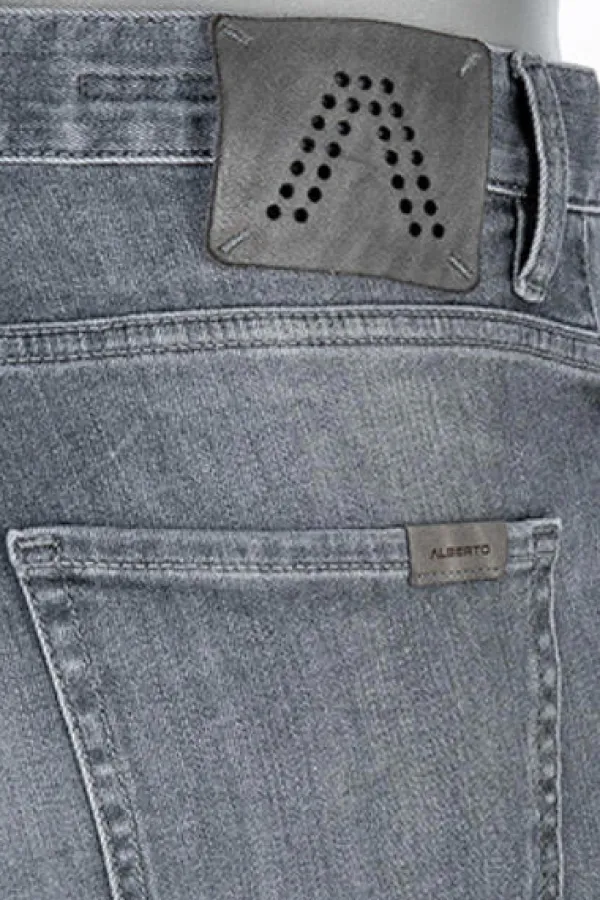ALBERTO Jeans Slim, Slim Fit, Baumwolle T400®, grau^ Jeans