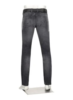 ALBERTO Jeans Slipe, Tapered Fit, Baumwoll-Stretch, dunkelgrau^ Jeans