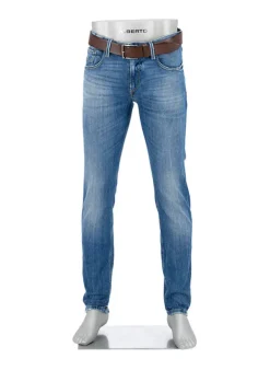 ALBERTO Jeans Slipe, Tapered Fit, Bio Baumwoll-Stretch, blau^ Jeans