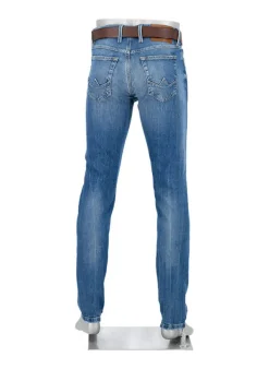 ALBERTO Jeans Slipe, Tapered Fit, Bio Baumwoll-Stretch, blau^ Jeans
