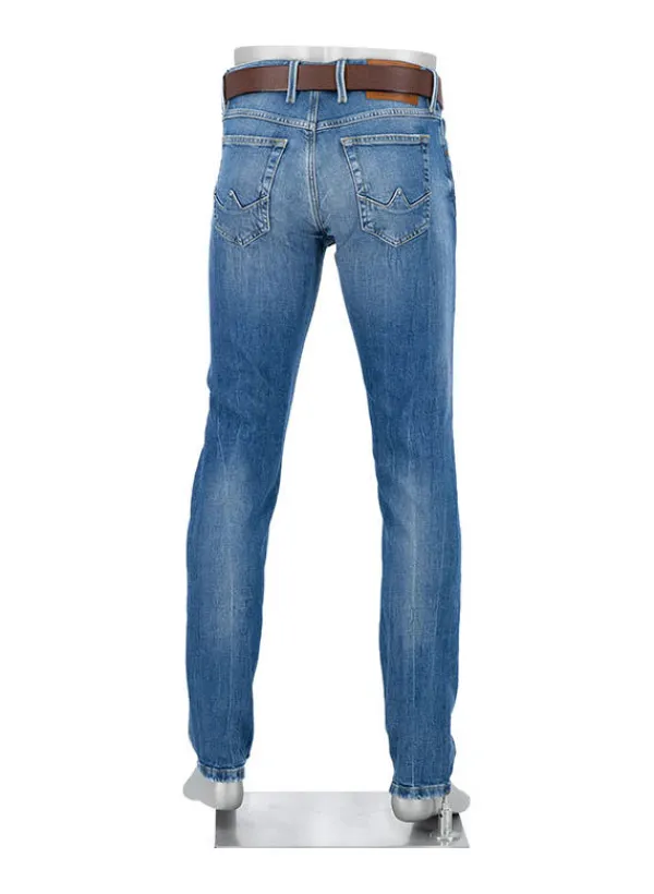 ALBERTO Jeans Slipe, Tapered Fit, Bio Baumwoll-Stretch, blau^ Jeans