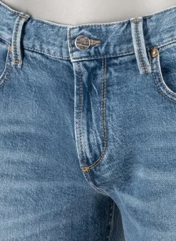 ALBERTO Jeans Slipe, Tapered Fit, Baumwoll-Stretch, hellblau^ Jeans