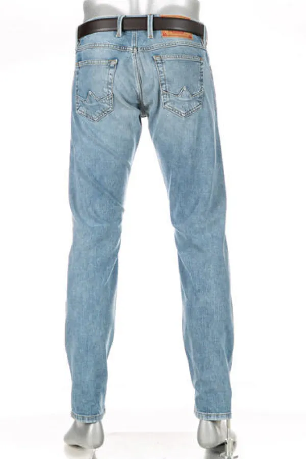 ALBERTO Jeans Slipe, Tapered Fit, Japan Denim, jeansblau^ Jeans